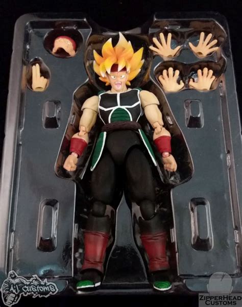 S H Figuarts Bardock SSJ V01 Dragonball Z Custom Action Figure