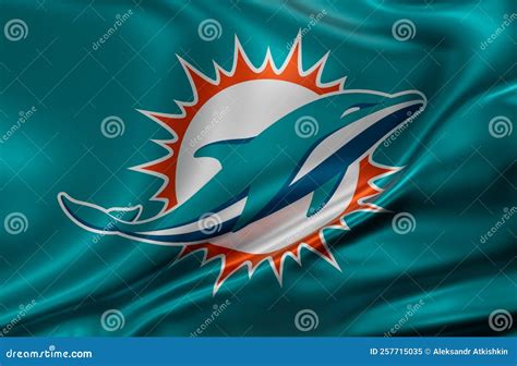 Miami Dolphins Logo Vector Illustration | CartoonDealer.com #136003744