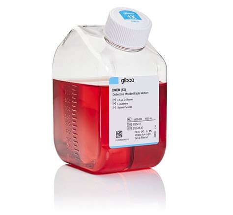 Gibco DMEM High Glucose Quantity 1000 ML Cell Culture Media