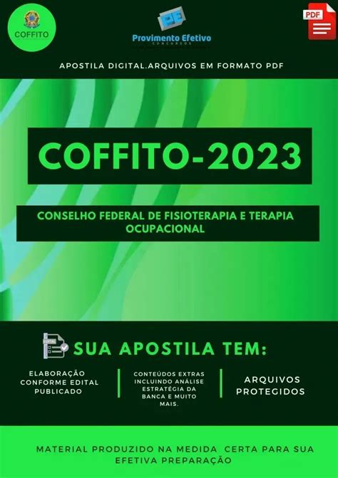 Provimento Efetivo Concursos Apostila Coffito Tecnologia Da