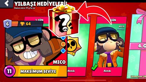 Ücretsİz Mİco İÇİn Özel Hedİyemİ Kullandim Maxladim Brawl Stars Youtube