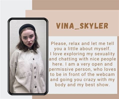 Profil du Modèle Cam Vina Skyler Stripchat