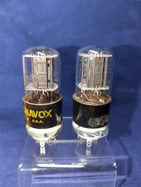 Matched Pair Rca Sn Gtb Late S Glass Reverb