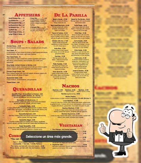 Mayas Mexican Grill In Pell City Restaurant Menu And Reviews