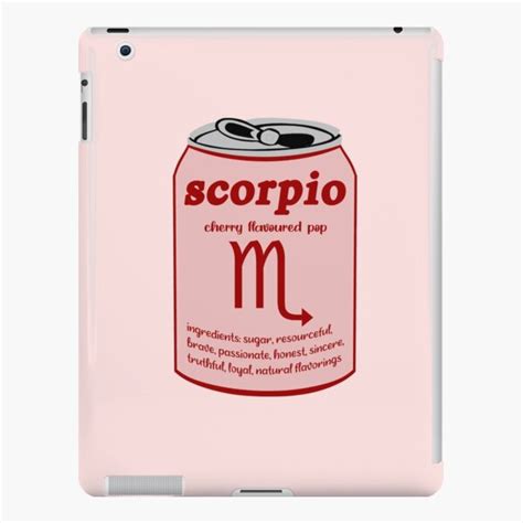 Scorpio Zodiac Sign Trendy Vsco Sticker Ipad Case And Skin For Sale By