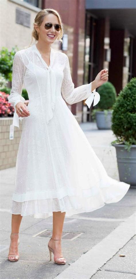 White Bridal Shower Dress Lace White Dress Dresses White Bridal Shower Dress