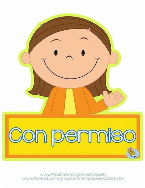 Pin De Marissa Rico En Letreros Para Escuelita Buenos Modales Para