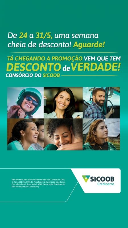 Consórcio Com Desconto Imperdível No Sicoob Credipatos