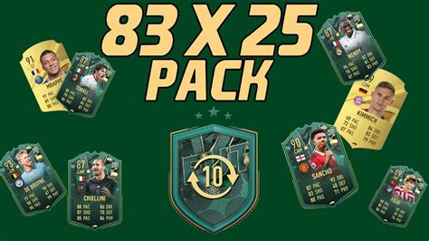 WE DID THE 83 X 25 PACK WE PACKED A WINTER WILD CARD FIFA 23