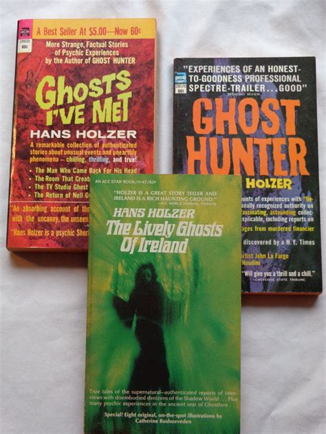 Vintage Ghost Hunter Books By Hans Holzer Including