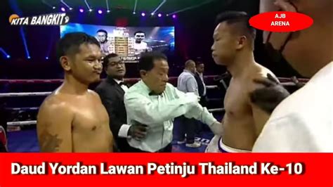 Laga Daud Yordan Di Balai Sarbini Jakarta Melawan Petinju Thailand