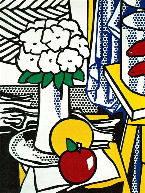 Roy Lichtenstein Still Life 1974 Roy Lichtenstein Pop Art Andy