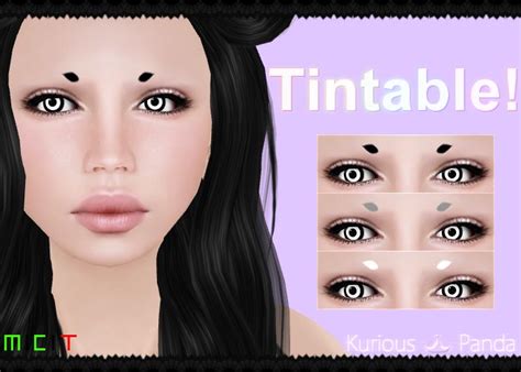 Dot Eyebrows Tattoo Layer By Kurious Panda In Second Life Https