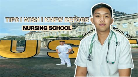 TIPS FOR INCOMING NURSING STUDENTS UST Nursing L BSN L Nursing