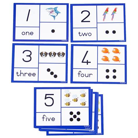 flash cards - number 1- 20 (a5) | symbols dots | satoytrade