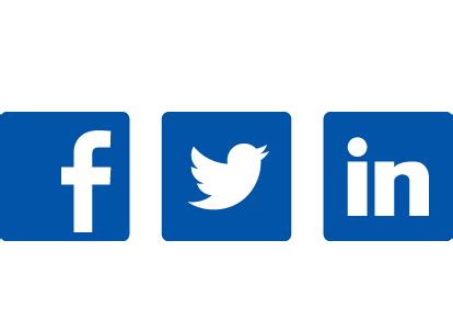 Facebook Twitter Linkedin Buttons