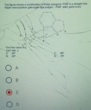 Solved The Figure Shows A Combination Of Three Polygons Pqr Is A