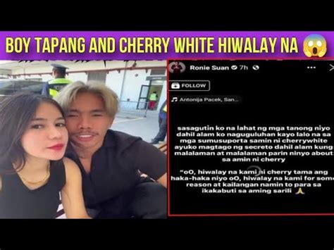 Boy Tapang Nag Post Sa Stories Nya Sa Fb Na Hiwalay Na Sila Ni Cherry