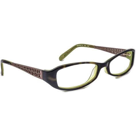 Kate Spade Eyeglasses Georgette Dv2 Green Havana Rectangular Etsy