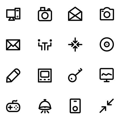 Set Of Communication Methods Line Icons 26384383 Vector Art At Vecteezy