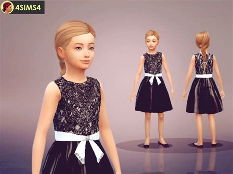 The Sims Resource Lace Dress By Pafmelap • Sims 4 Downloads