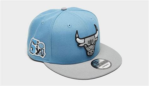 Air Jordan 4 University Blue Grey Bulls Snapback Cap
