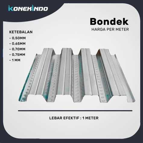 Jual Bondek Baja Ringan Floor Deck Plat Cor Dak Lantai Bangunan