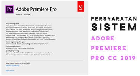 System Requirement Persyaratan Sistem Adobe Premiere Pro Cc