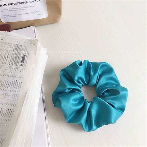 Jual Ikat Rambut Scrunchie Mini Polos Gaya Scrunchie Cemol Cepol