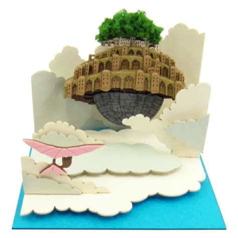 Kit Miniature Papeterie Sankei Studio Ghibli Laputa Ch Teau Dans Le