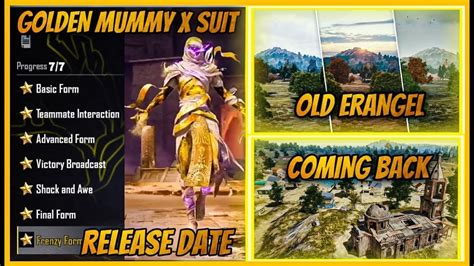 Claim Free Mummy X Suit Don T Miss Old Erangle Coming Back