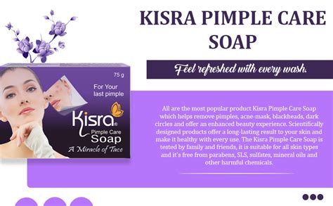 Buy Kisra Pimple Care Soap For Acne Pimple Sun Tan Blemishes Fine