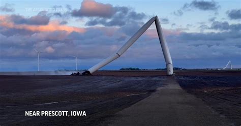 Multiple Tornadoes Take Down Several Wind Turbines In Iowa