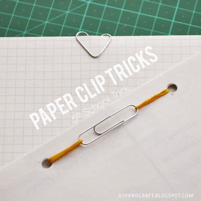 School Trick Paper Clip Agus Yornet Blog Paper Clip Diy Paper