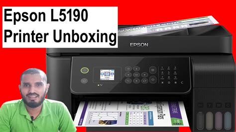 Epson L5190 Printer Unboxing YouTube