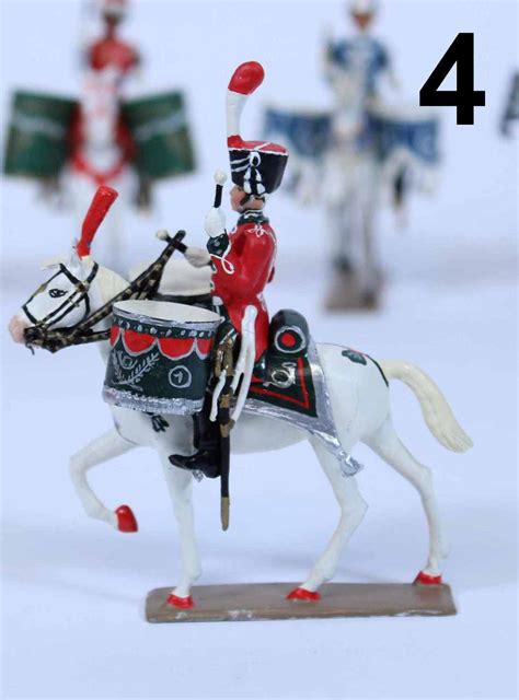 Antikcostume Figurine Timbalier Er Regiment De Chasseur Par Lucotte