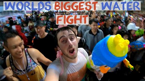 Songkran Water Festival Bangkok The Worlds Biggest Water Fight Youtube