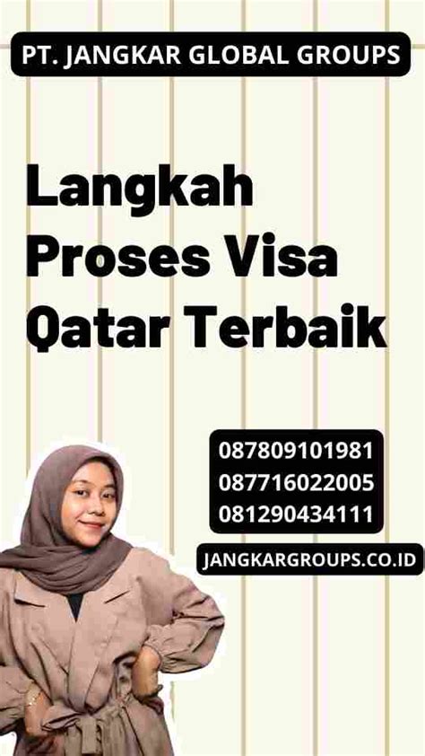 Langkah Proses Visa Qatar Terbaik Jangkar Global Groups