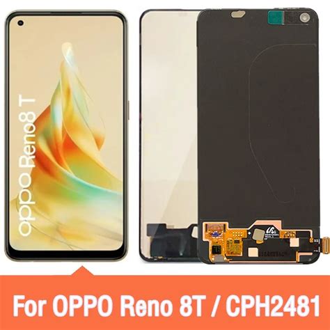 Écran Tactile LCD AMOLED de Remplacement Accessoire pour OPPO Reno8 T