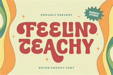 Feelin Teachy retro serif font SVG, DXF, OTF, ttf | fonts procreate ...