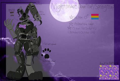 Nightmare Springtrapdavetrap Redesign By Blueyskiies On Deviantart