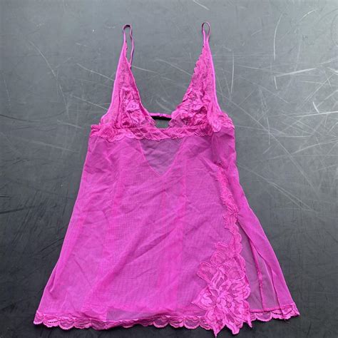 Hot Pink Victorias Secret Slip Size Small Depop