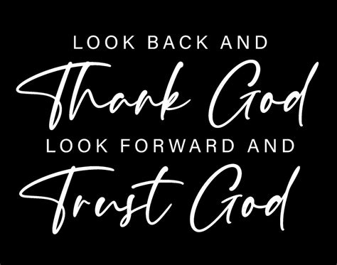Look Back And Thank God Svg Look Forward And Trust God Svg Christian