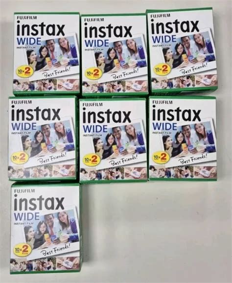 FUJIFILM INSTAX WIDE Instant Film 102 7 Boxes Brand New 75 00