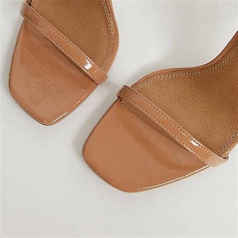 ASOS Design Nova Nude Barely There Heels Size Depop