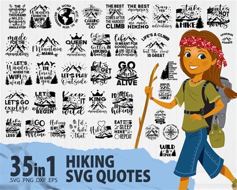 35 Hiking Svg Bundle Hiking Sayings Svg Hiking Shirt Etsy Singapore