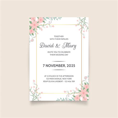 Free Download Wedding Card Template Ai - Printable Form, Templates and ...