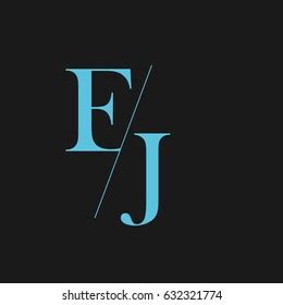 Ej Logo Stock Vector Royalty Free 632321774 Shutterstock