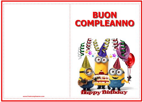 Bigliettini Auguri Compleanno Biglietto Auguri Compleanno Da Stampare