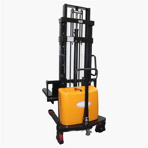 Fully Battery Operated Stacker Rudra Material Handling Equipment Company